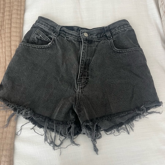 Gitano black denim vintage shorts size 8 - Picture 1 of 3